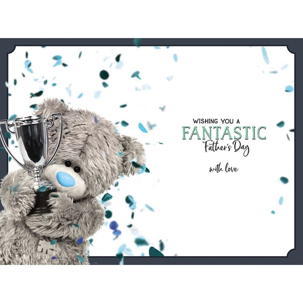 Best Dad 3D Holographic Keepsake Me to You Father's Day Card Extra Image 1